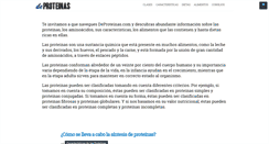 Desktop Screenshot of deproteinas.com